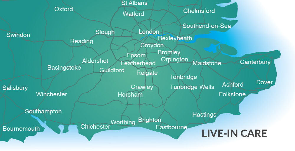 live-in care map